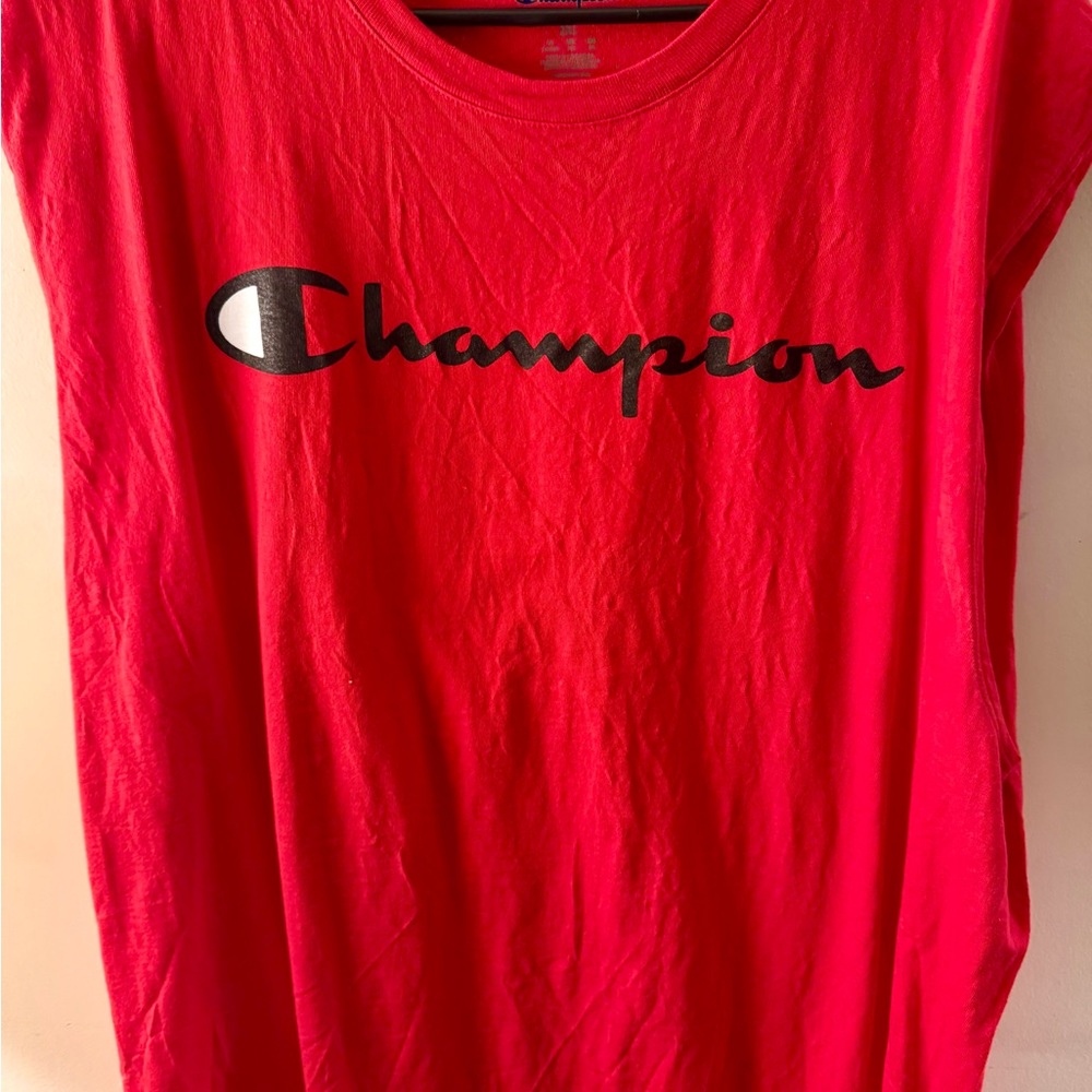 Champion Men’s 2XL Red Sleeveless Tshirt